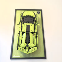 Wall Display for LEGO® Technic 42115 Lamborghini Sián / Luxury Frame