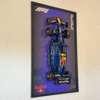 Premium Acrylic Wall Display PACK 2 IN 1 for LEGO® Red Bull + Ferrari SF-24 F1